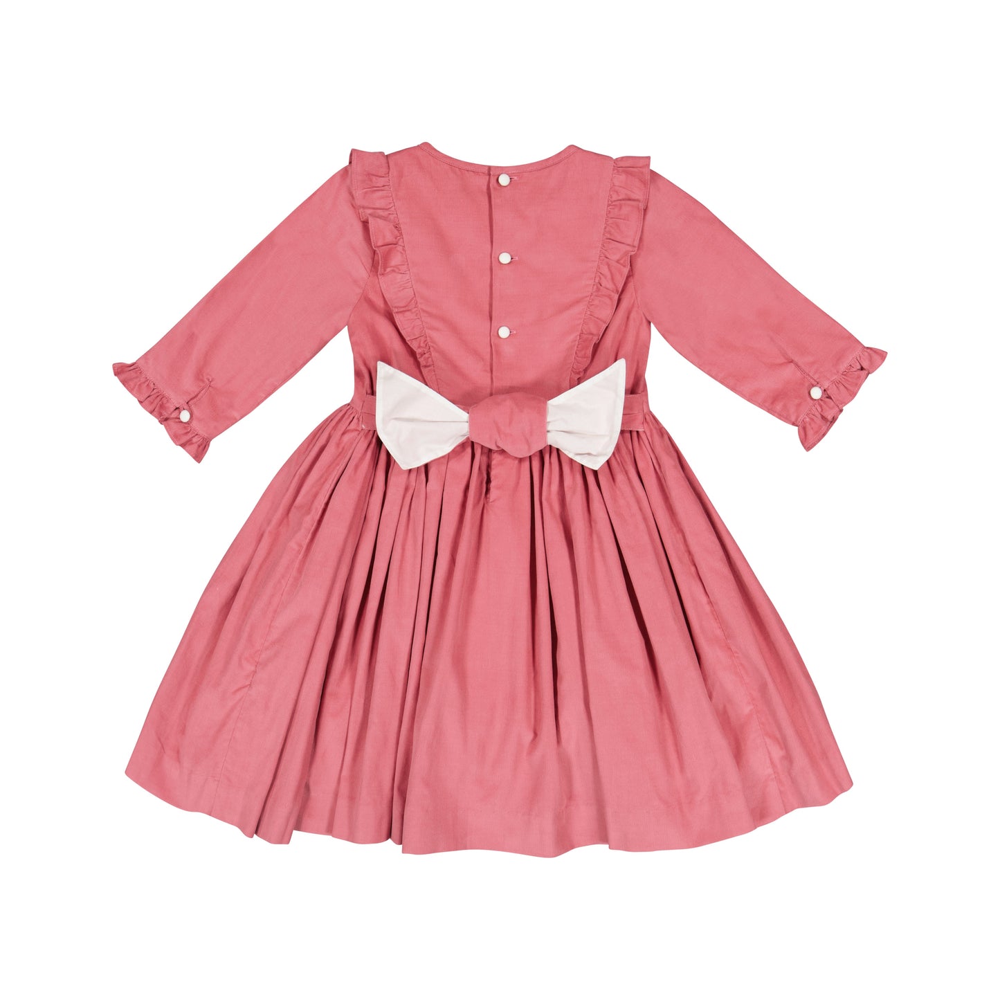 Angele - Robe A Smock Rose - Antoinette Paris