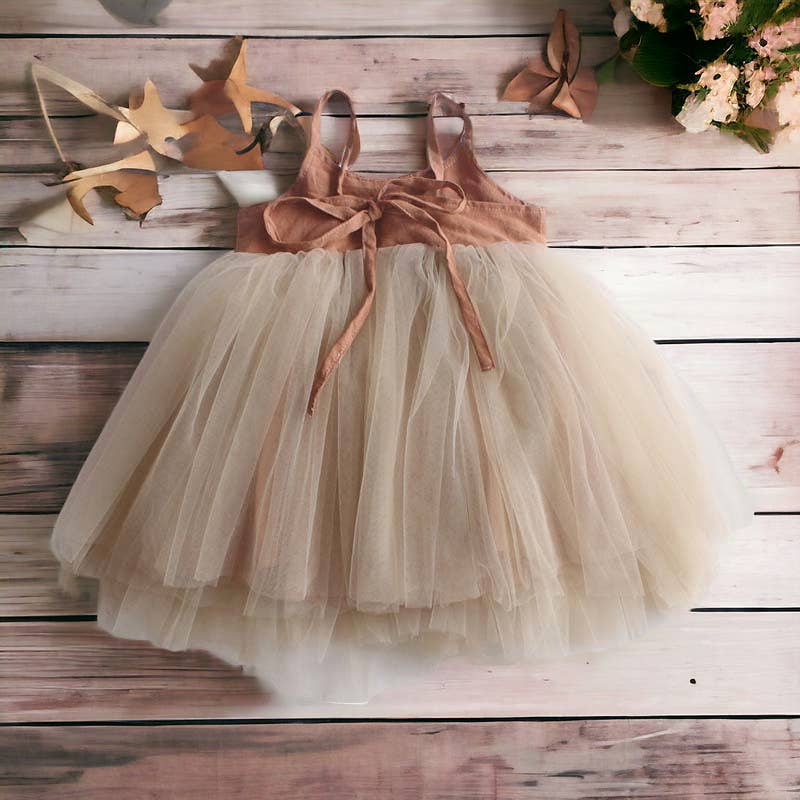 Robe en tulle de lin biologique Annie & Charles®