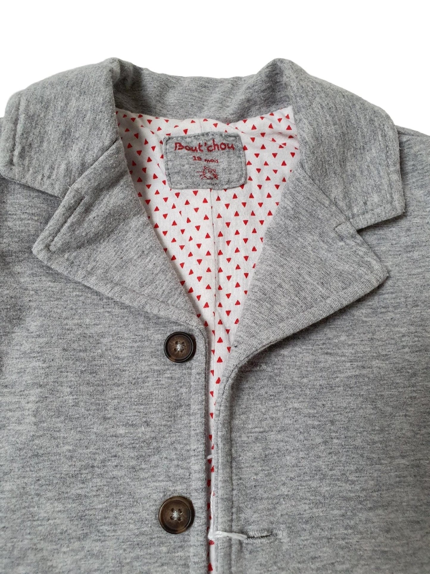 Blazer gris - 18 Mois - Boutchou - Tinokai