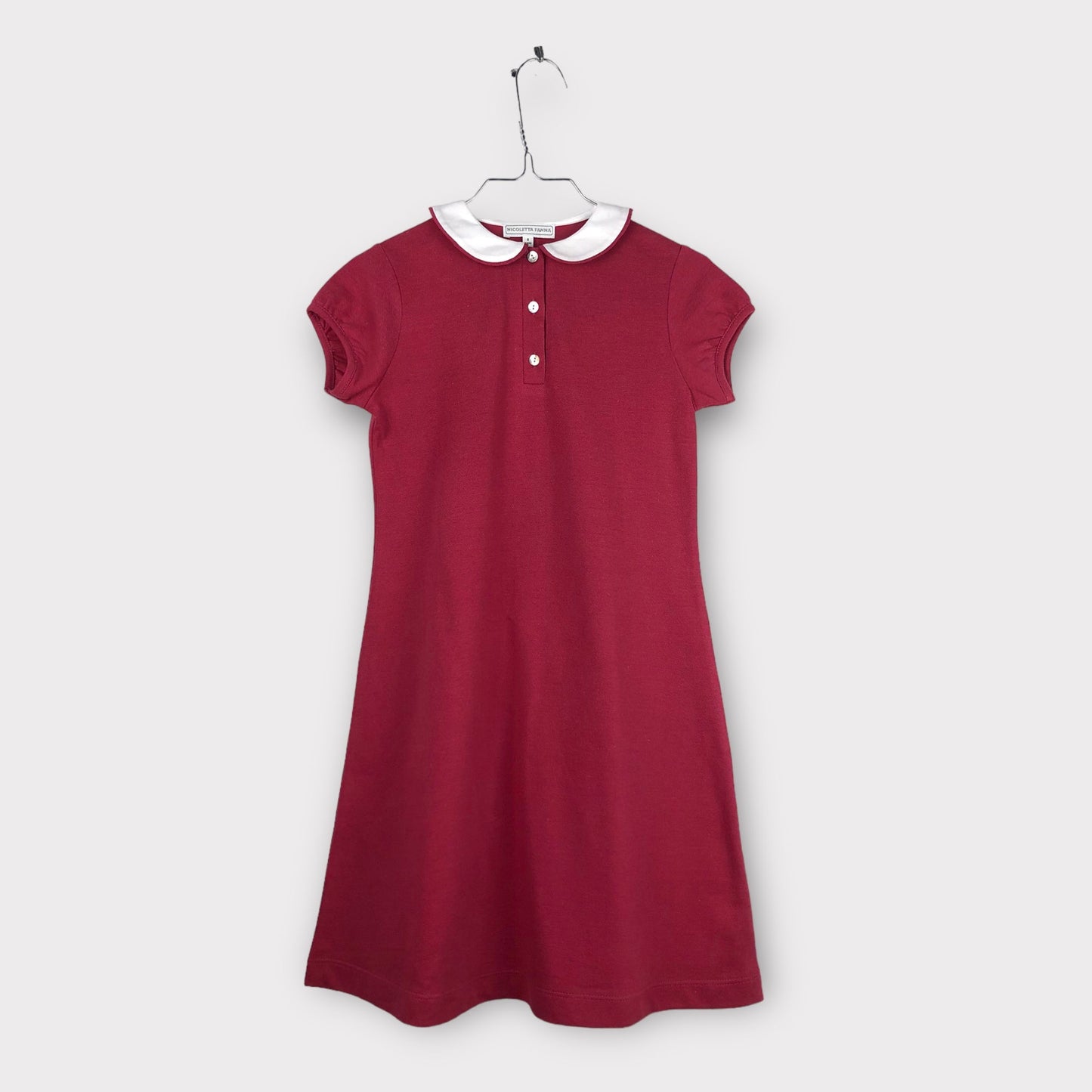 Robe bordeau - 8 Ans - Nicoletta Fanna - Tinokai