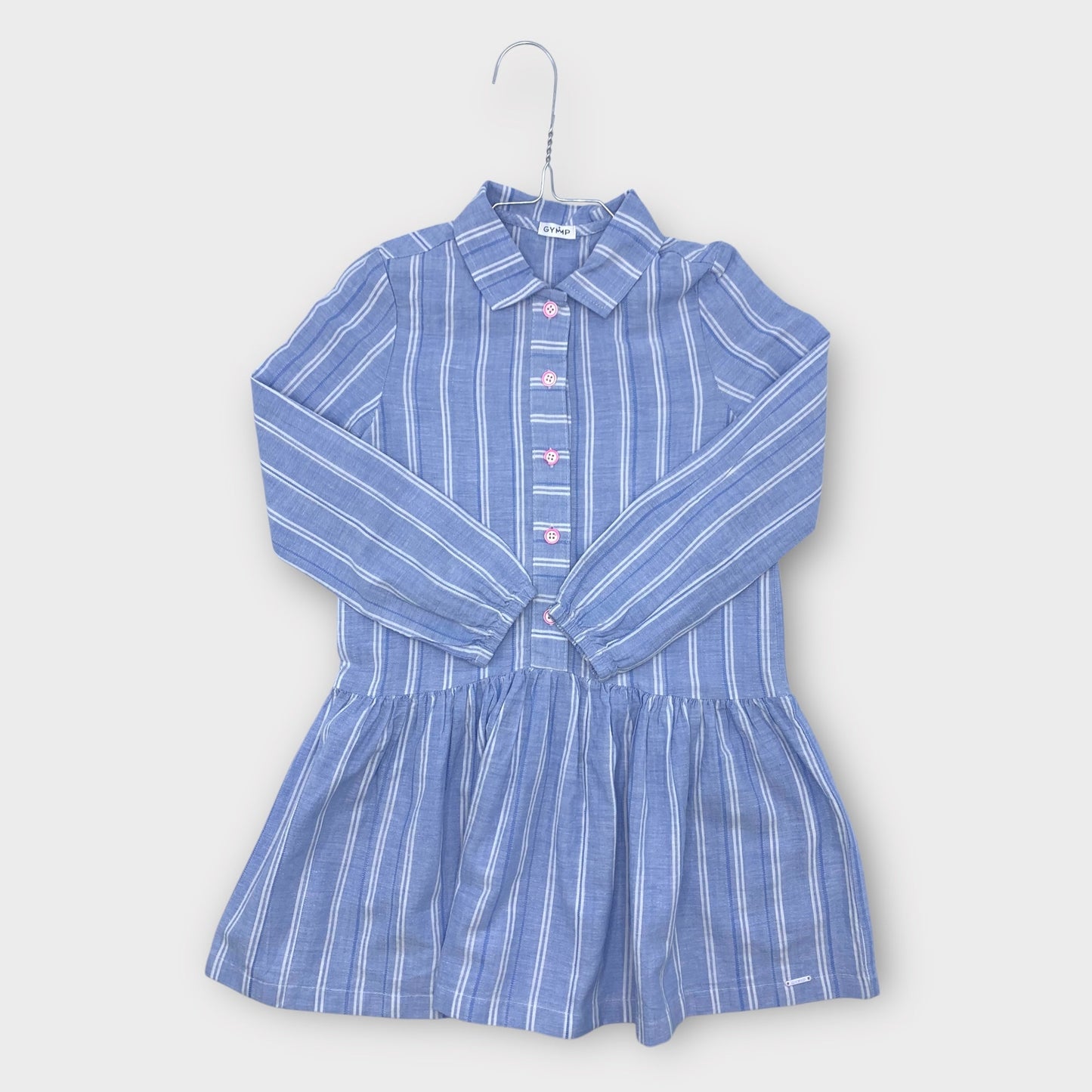 Robe chemise bleu Gymp 6 ans - Tinokai