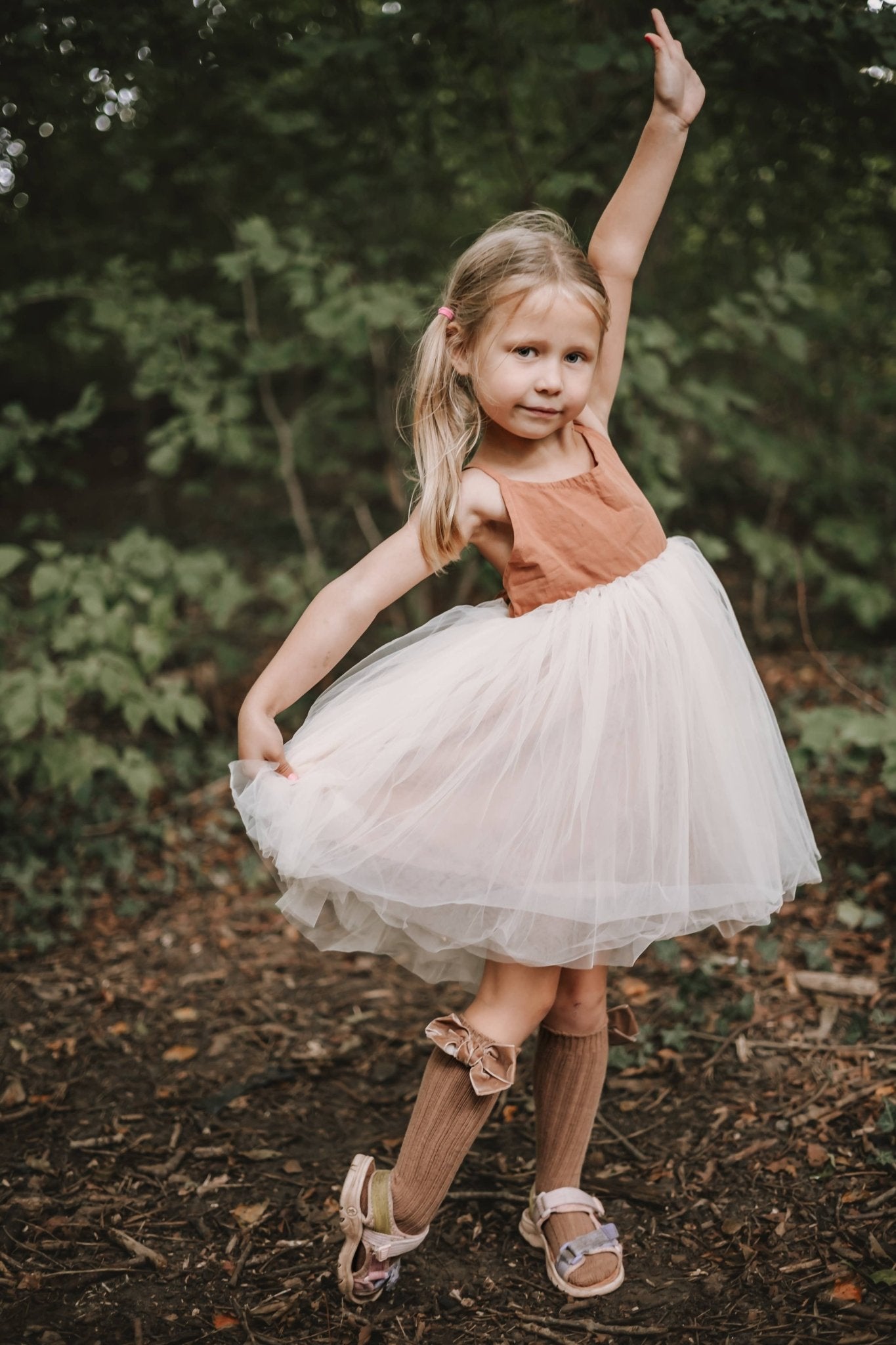 Robe en tulle de lin biologique Annie & Charles® - Tinokai