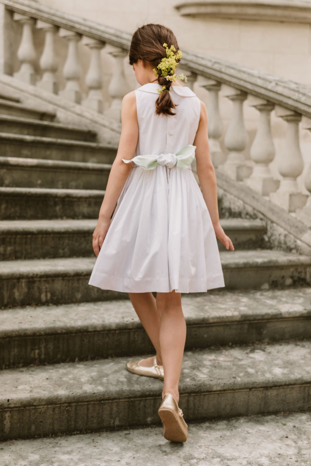 Robe Lily White 7 ans - Antoinette Paris - Tinokai