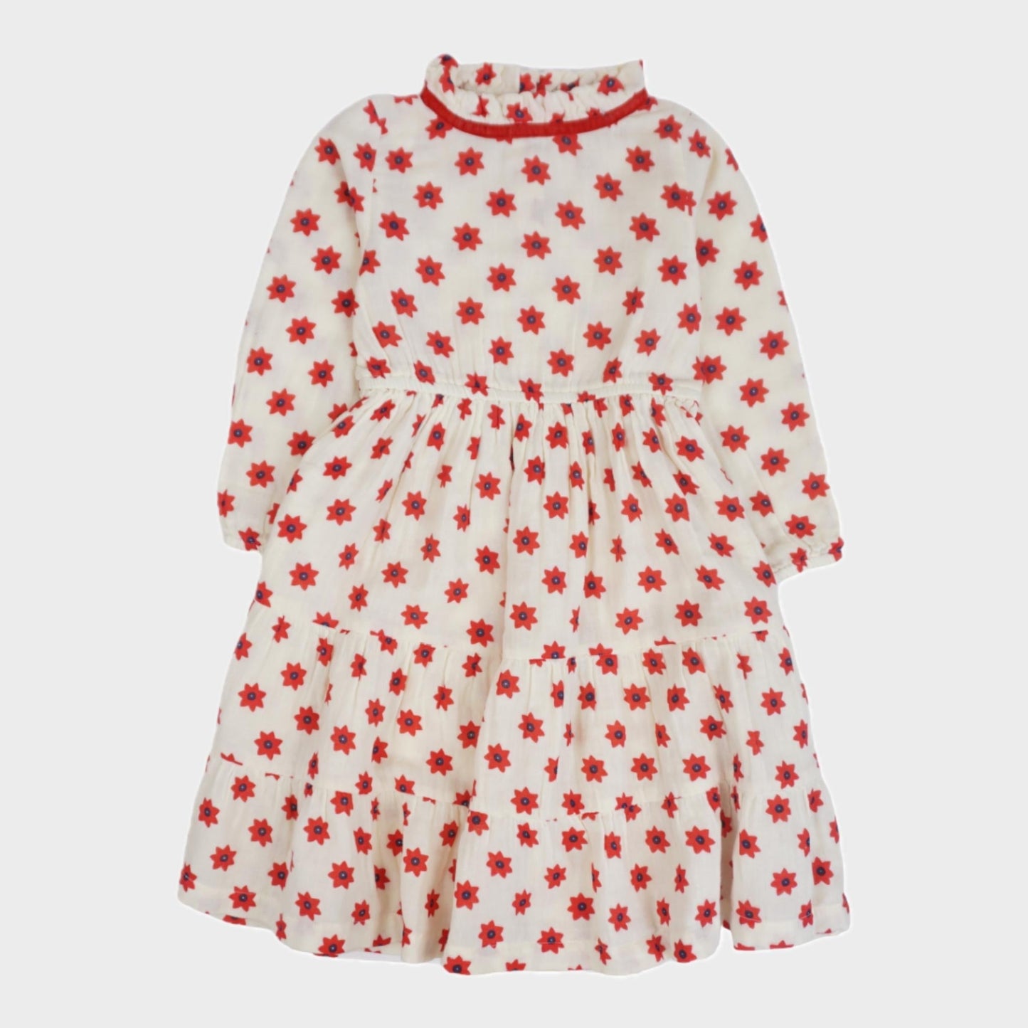 Robe rouge et blanc - 24 Mois - Hello Simone - Tinokai