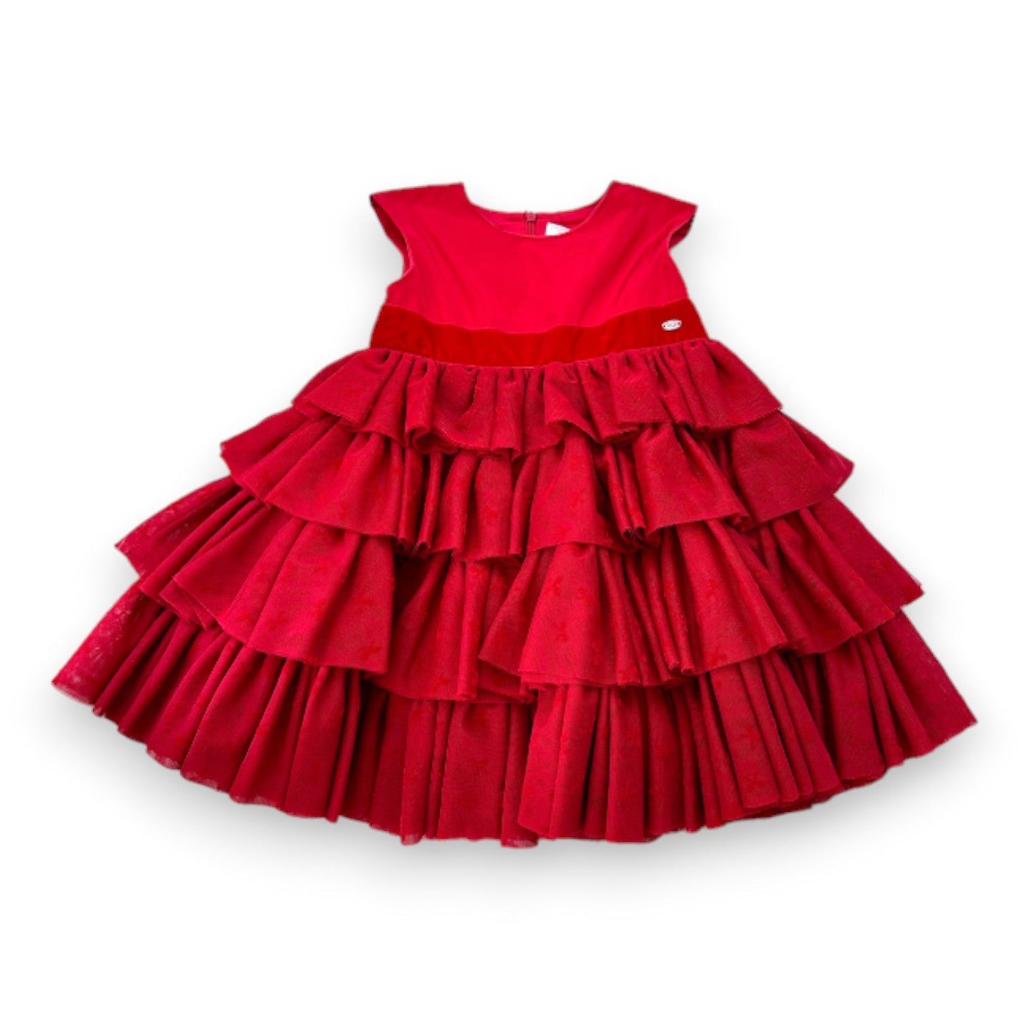 Robe Rouge Tulle - 4 ans - Tartine & Chocolat - Tinokai