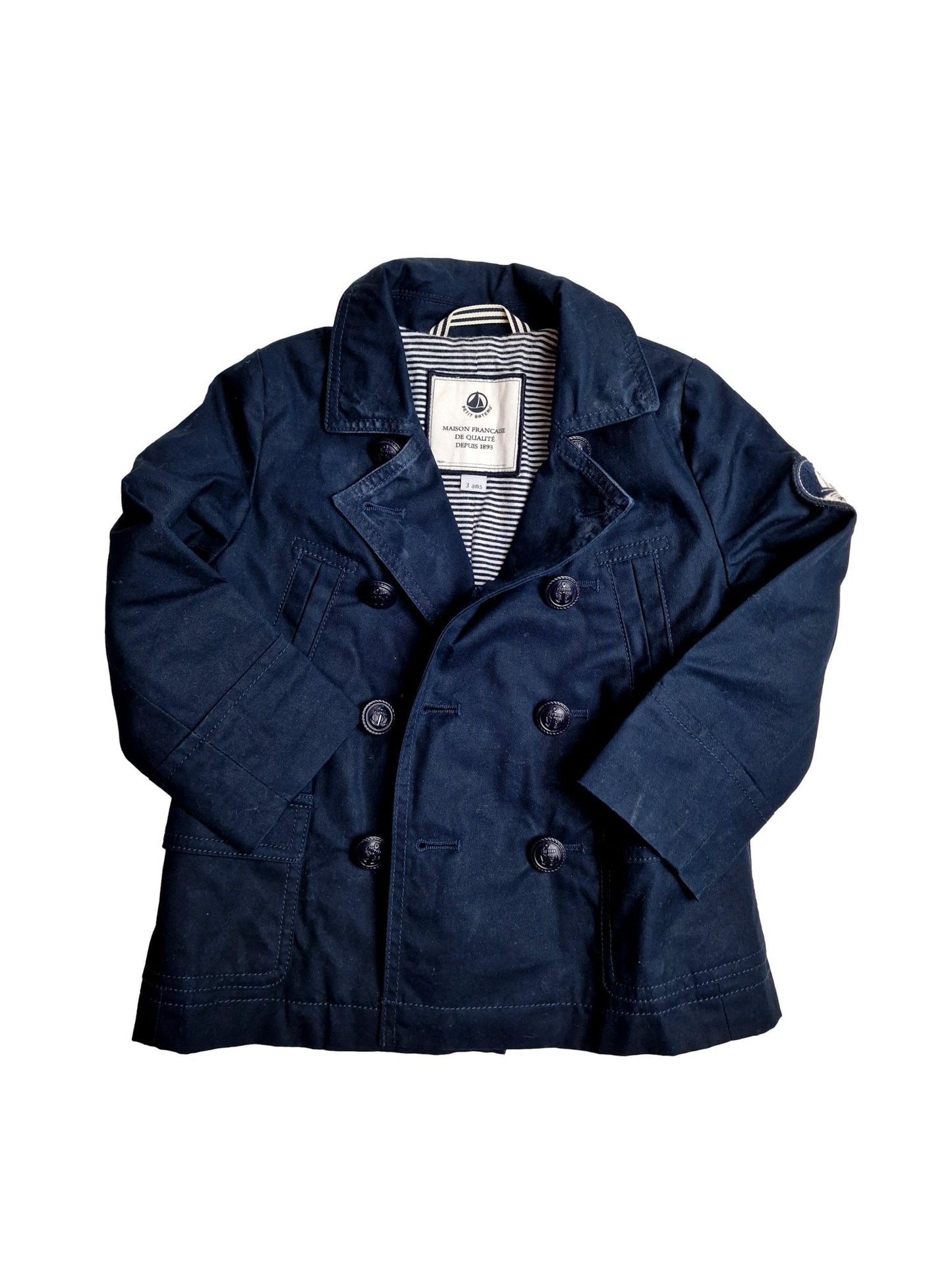 Veste Marine - 3 Ans - Petit Bateau - Tinokai