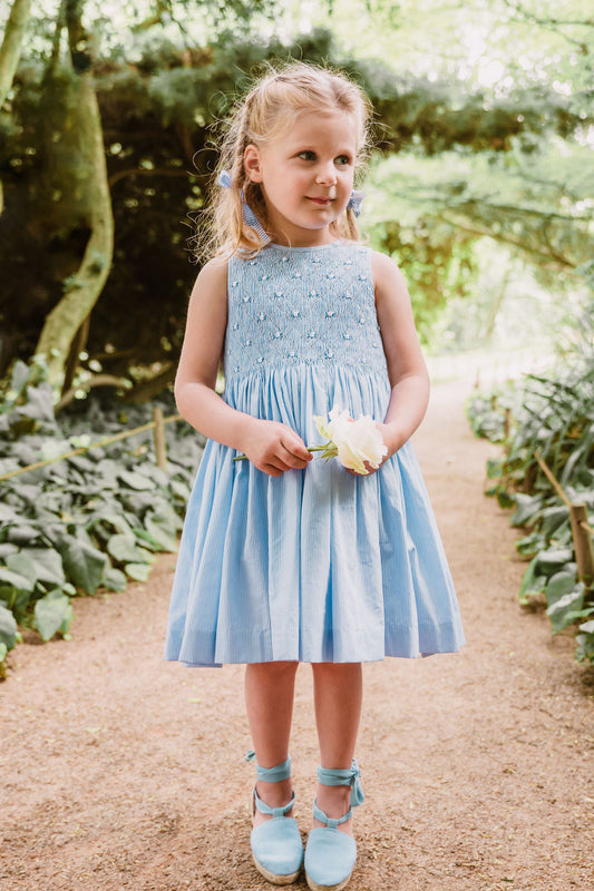 Robe Rose Bleu - Antoinette Paris