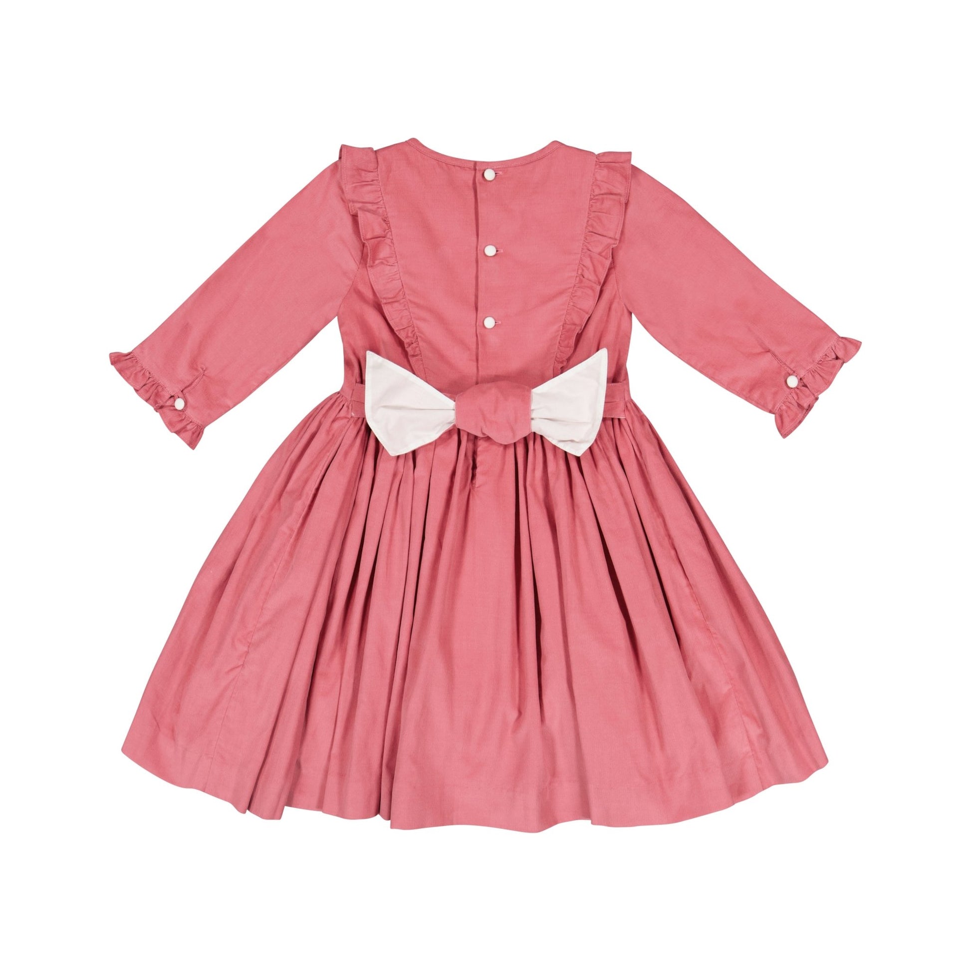 Angele - Robe A Smock Rose - Antoinette Paris - Tinokai