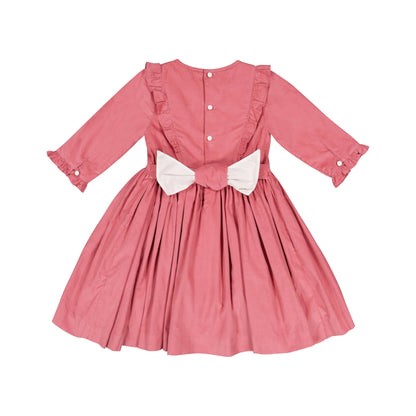 Angele - Robe A Smock Rose - Antoinette Paris - Tinokai
