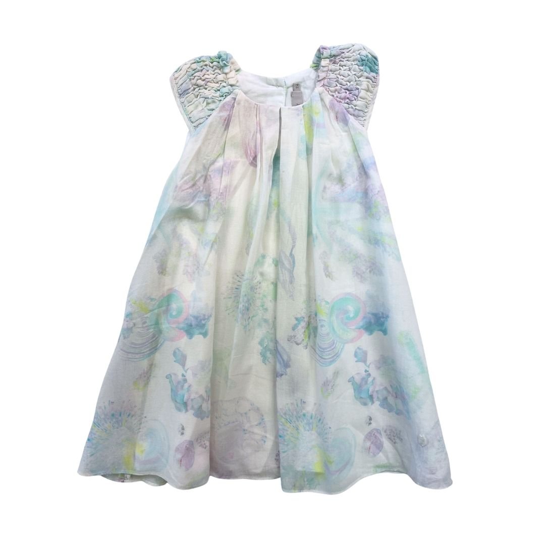 Baby Dior - Robe Légère Sans Manches À Motifs Pastels - 2 Ans - Tinokai