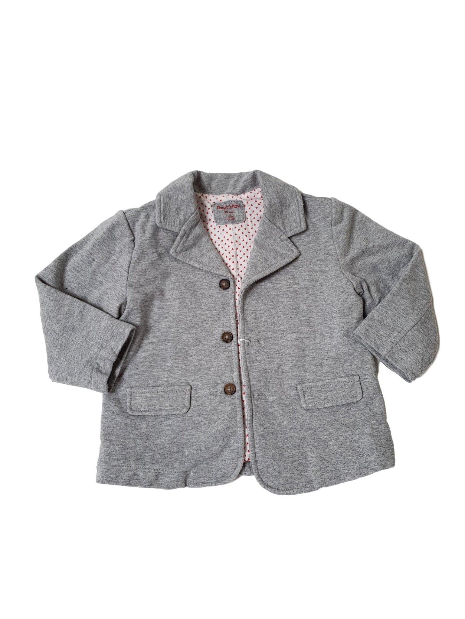 Blazer gris - 18 Mois - Boutchou - Tinokai