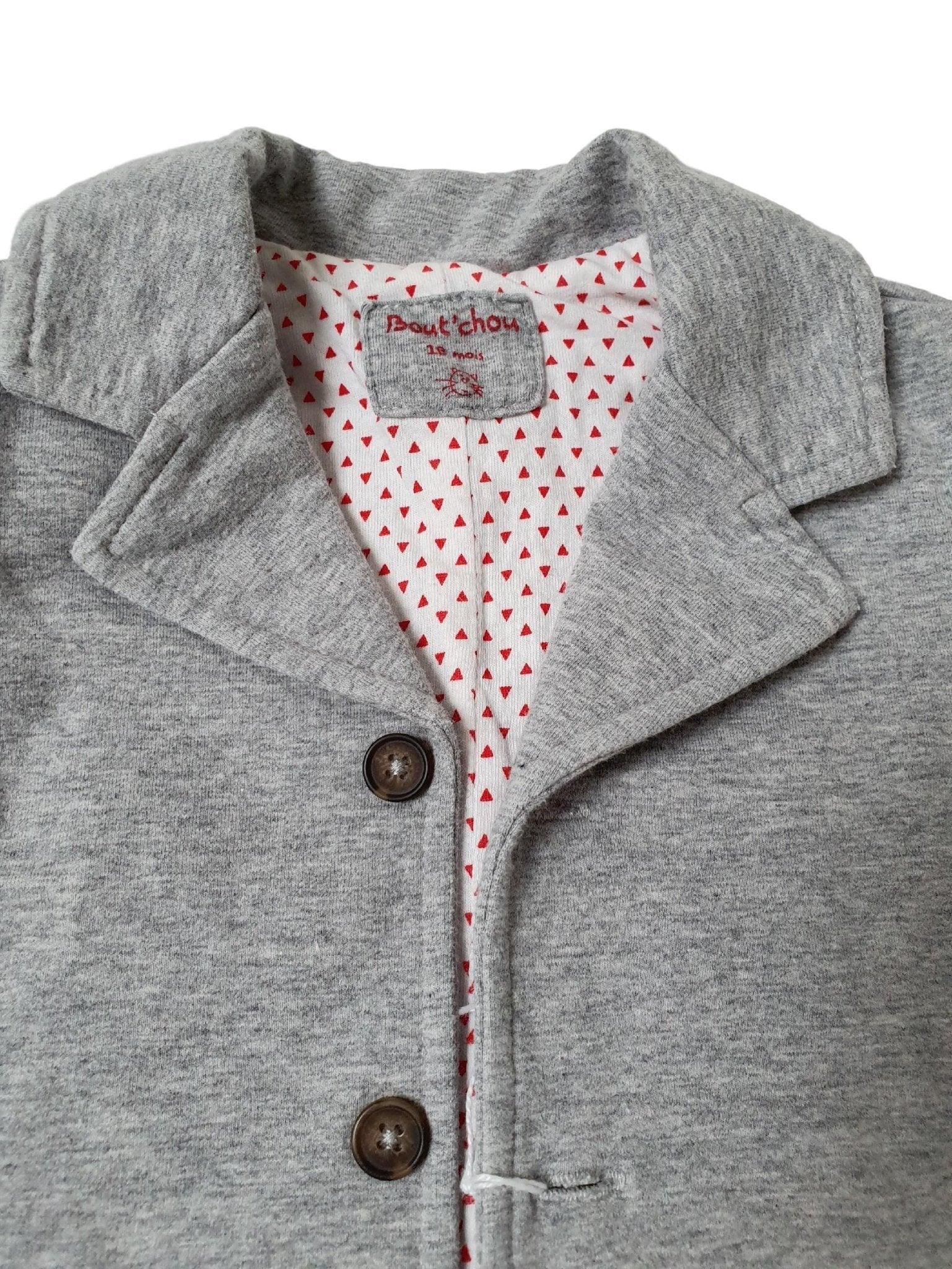 Blazer gris - 18 Mois - Boutchou - Tinokai