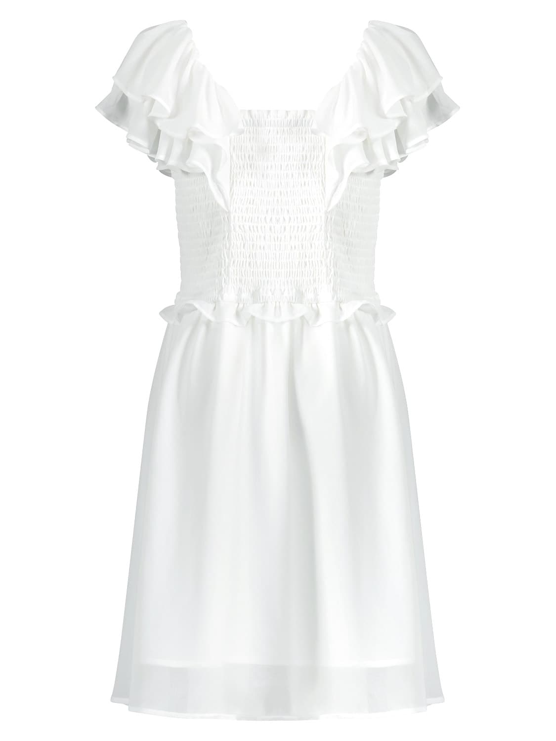 Remix Girls Dress - Blanc - 8 Ans - Tinokai