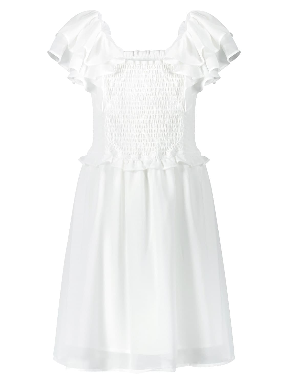 Remix Girls Dress - Blanc - 8 Ans - Tinokai