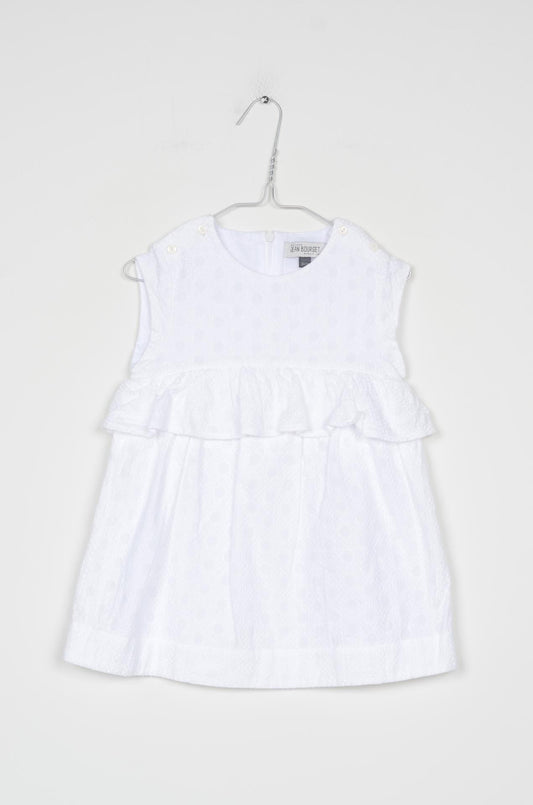 Robe blanche 3 Ans - Jean Bourget - Tinokai