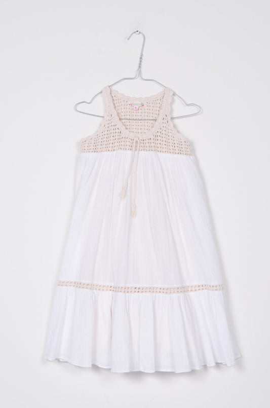Robe blanche - 6 Ans - Bonpoint - Tinokai