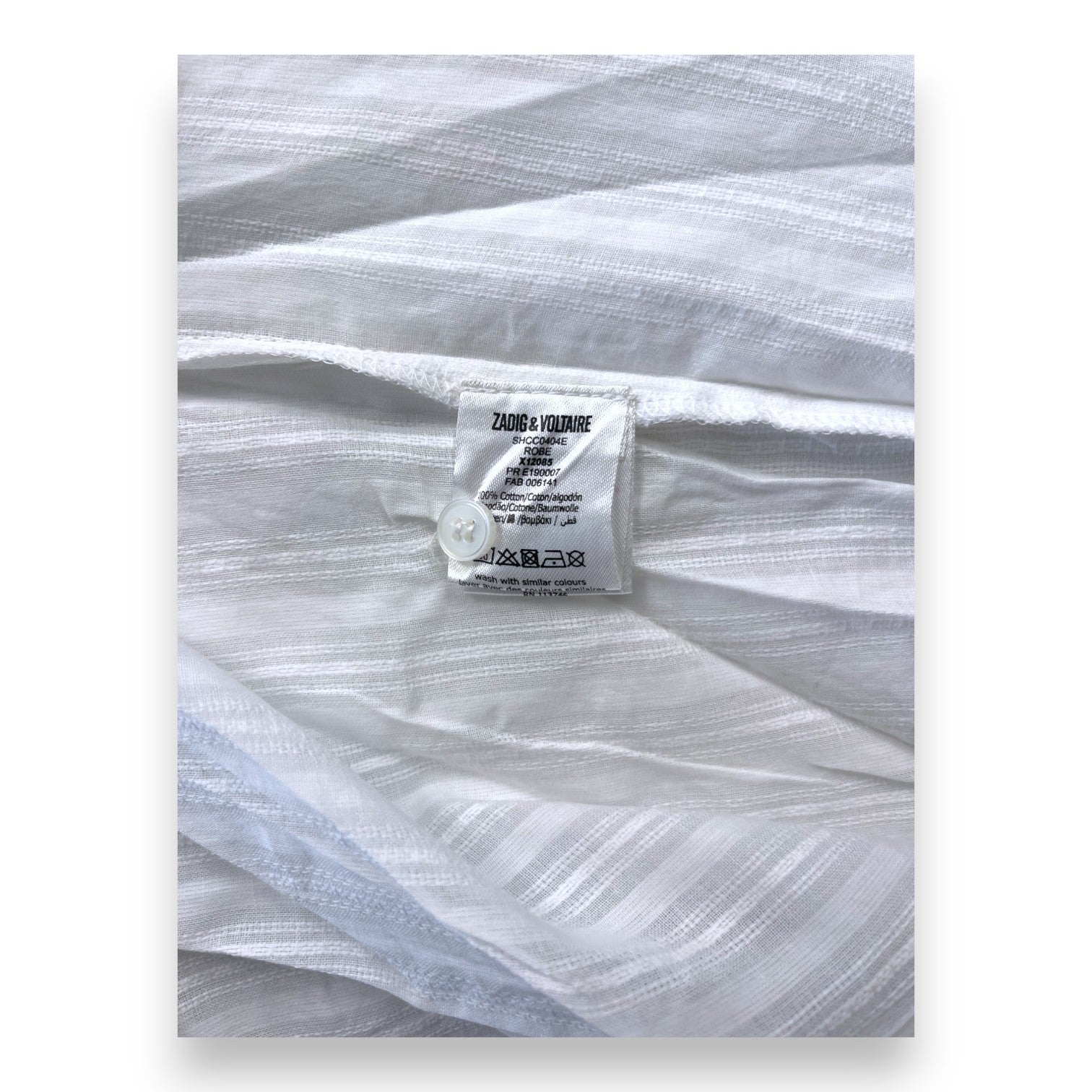 Robe blanche - 6 ans - Zadig & Voltaire - Tinokai
