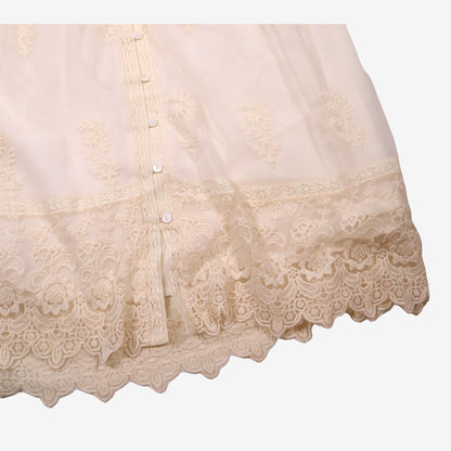 Robe Blanche Dentelle - 9 Ans - Zara - Tinokai