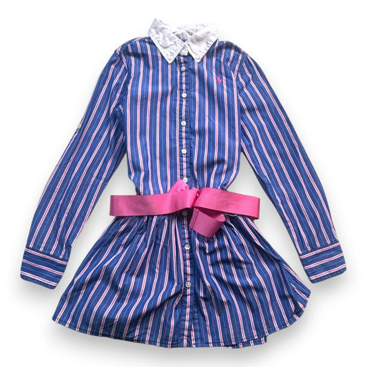 Robe Chemise Bleu - 7 ans - Ralph Lauren - Tinokai