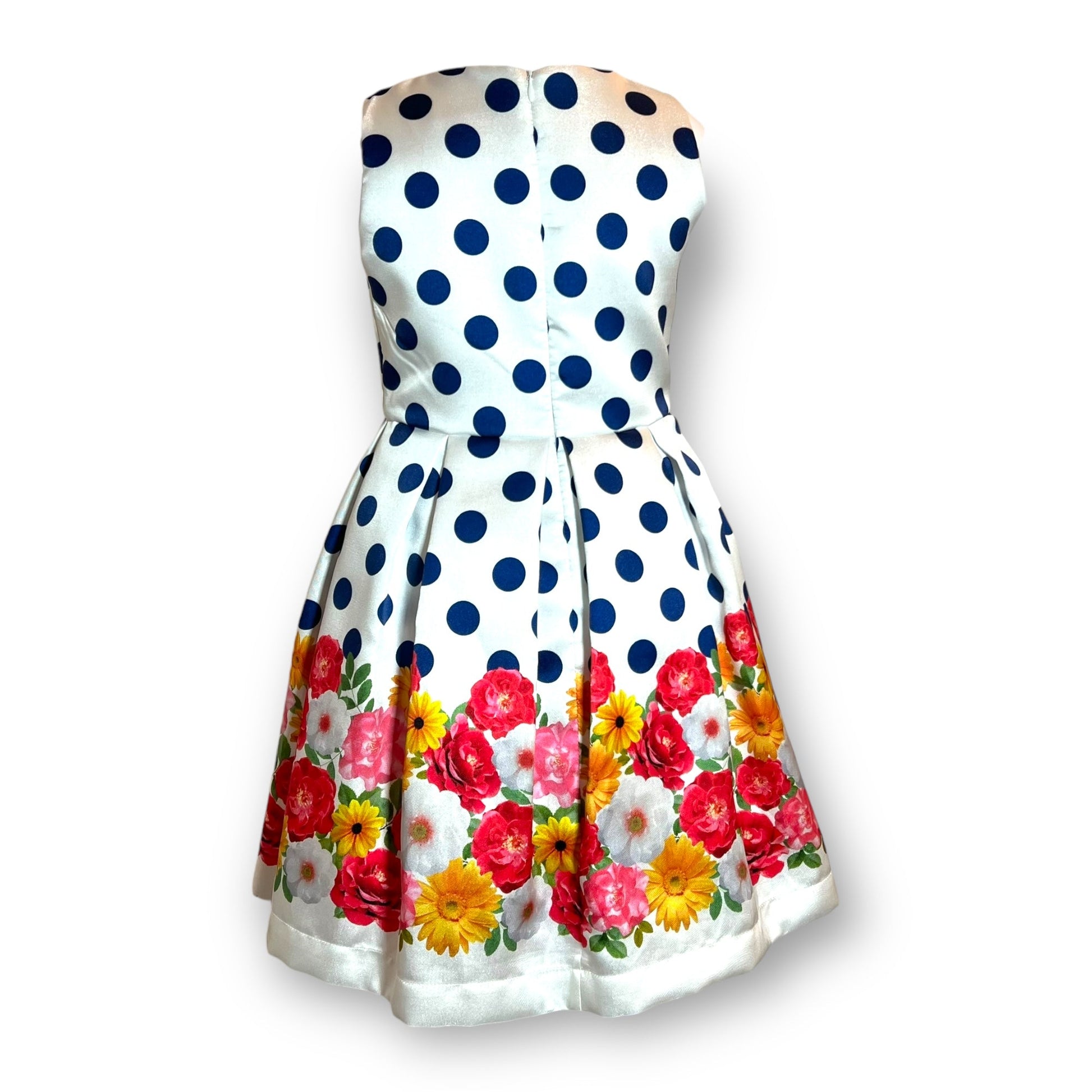 Robe Fleurie à Pois Alice Pi - Tinokai