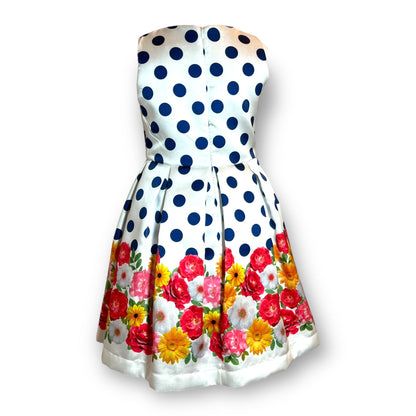 Robe Fleurie à Pois Alice Pi - Tinokai