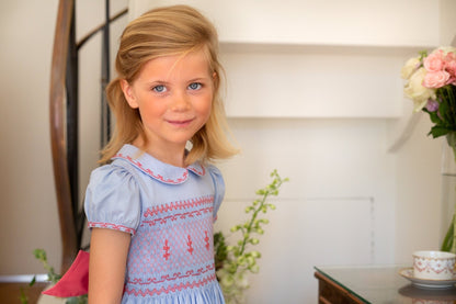Robe Princess Charlotte - Bleu - Antoinette Paris - Tinokai