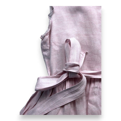 Robe Rose En Lin - 10 Ans - Bonpoint - Tinokai