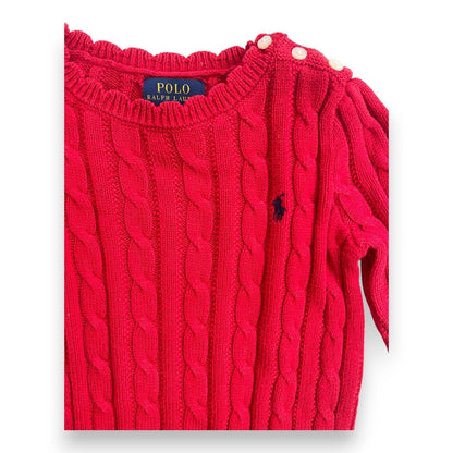 Robe Torsadée Rouge - 5 Ans - Ralph Lauren - Tinokai
