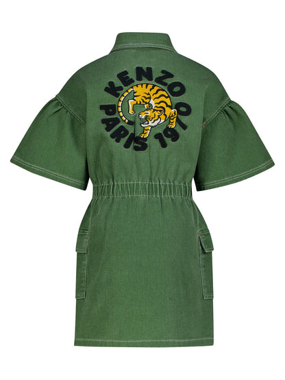 Robe verte - 8 Ans - Kenzo - Tinokai