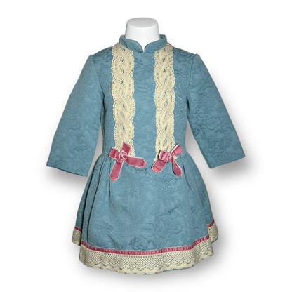 Robe Vintage Bleu Dolce Petit - Tinokai