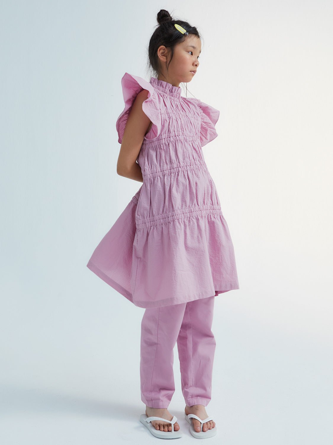The New Society Dress - Robe Fuchsia - 4 Ans - Tinokai