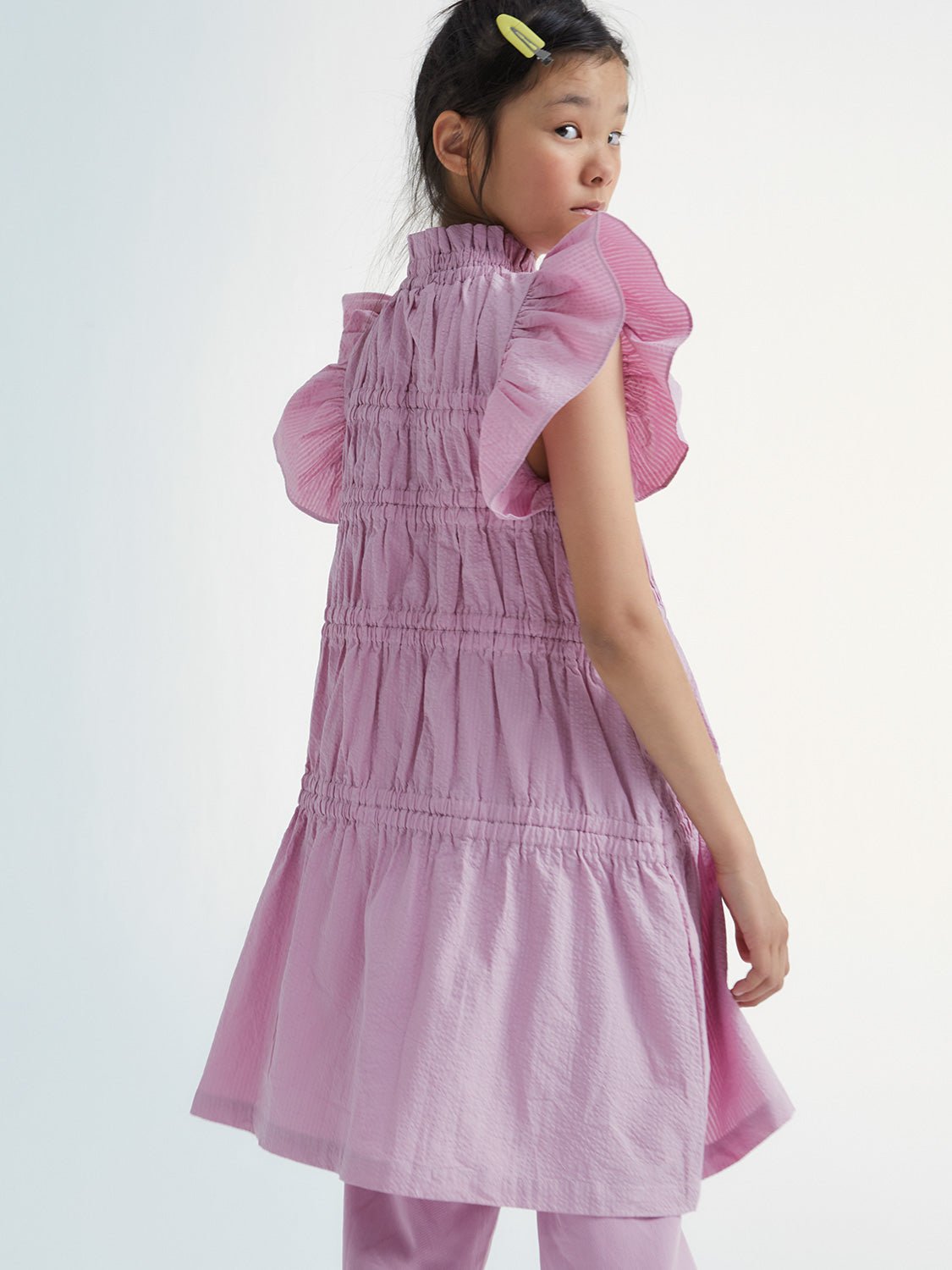 The New Society Dress - Robe Fuchsia - 4 Ans - Tinokai