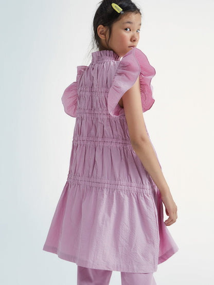 The New Society Dress - Robe Fuchsia - 4 Ans - Tinokai