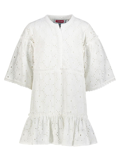 VINGINO - Robe Paulina White - 8 Ans - Tinokai