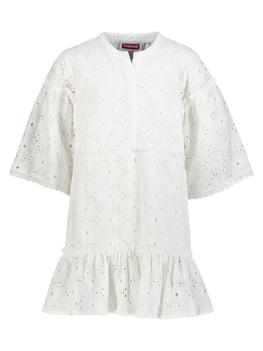 VINGINO - Robe Paulina White - 8 Ans - Tinokai